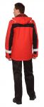 Костюм "Сидней" куртка, п/к, красный с черным тк.Rodos (245 гр/кв.м)