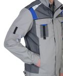 Куртка "СТАН" : св.серый со средн.серым и васильковым
