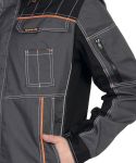Костюм "Престиж" : куртка, п/к "Престиж" серый, цв. серый с оранжевым кантом